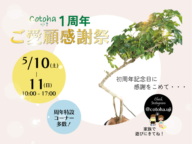 1周年ご愛顧感謝祭