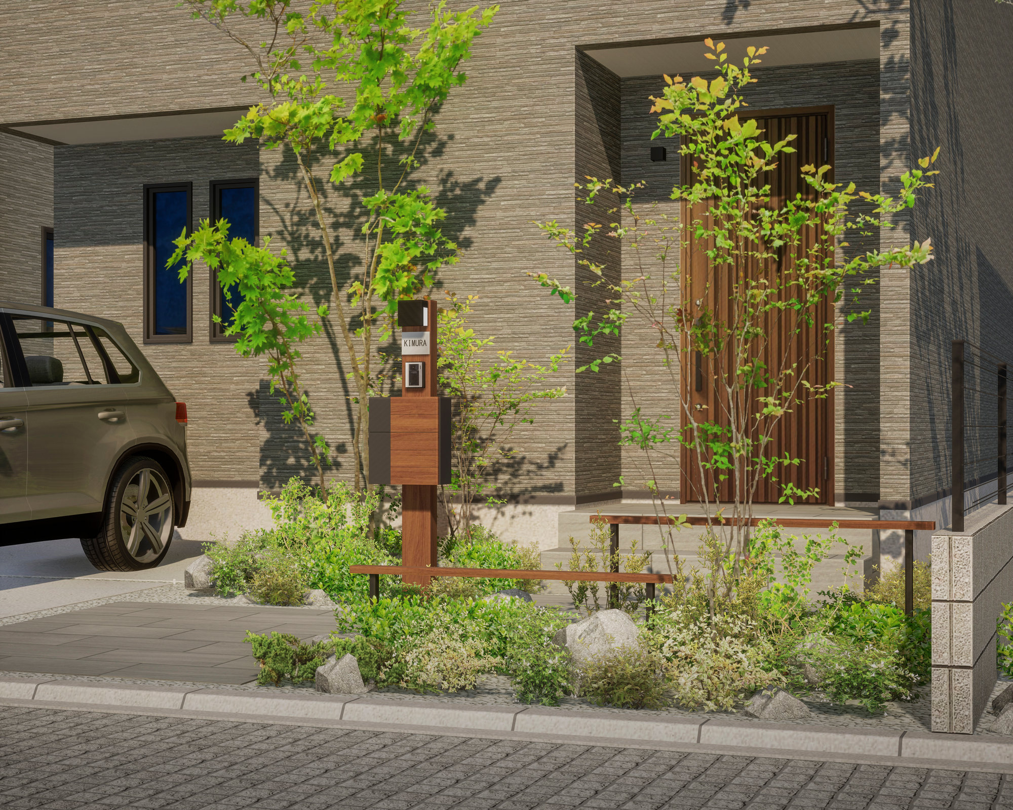 未使用訳あり 機能門柱